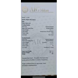 Wit gouden ring met 0,66 ct vs2