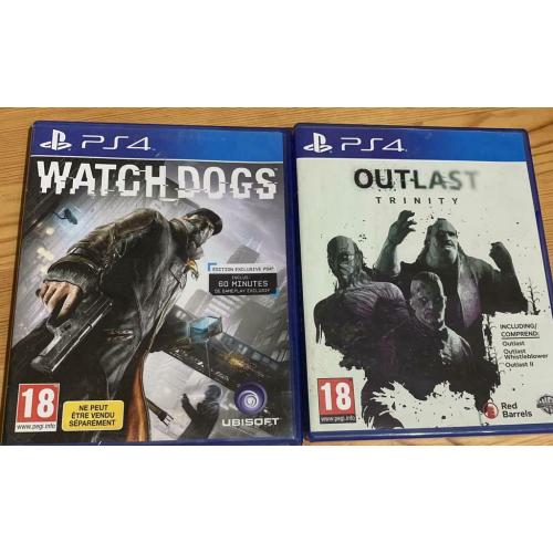 Deux jeux PS4
