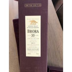 Brora 35y limited edition whiskey whisky
