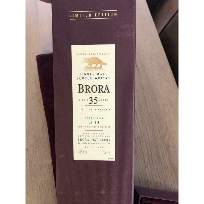 Brora 35y limited edition whiskey whisky