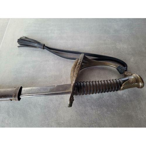 Sabre d'officier M1889 Auguste Fonson avec portepee en cuir