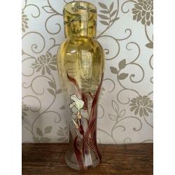 Vase En Verre Émaillé Legras Art Nouveau Iris Libelle 50cm!