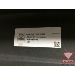 Audi Q2 2018 Paravan Paravent 81B819403