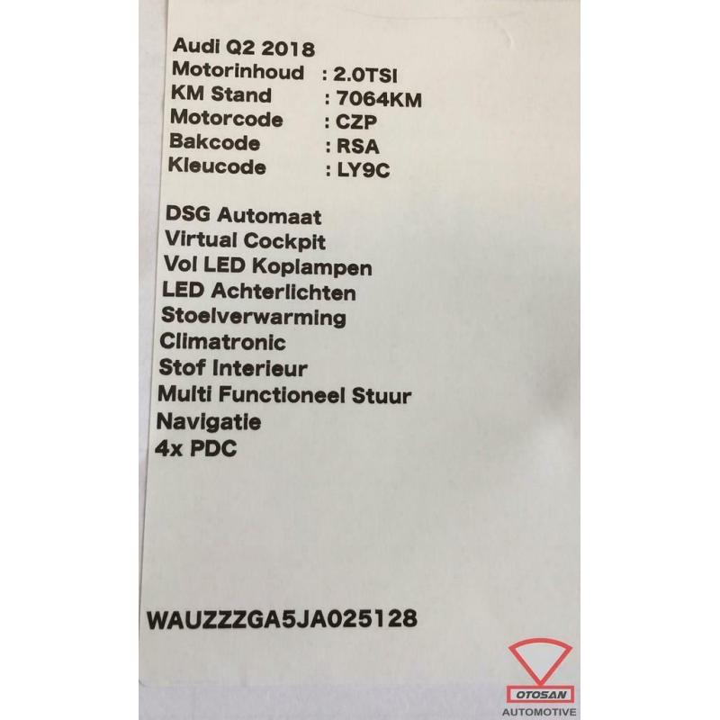 Audi Q2 2018 Paravan Paravent 81B819403