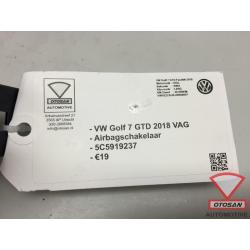 VW Golf 7 GTD 2018 VAG Airbagschakelaar Slot 5C5919237