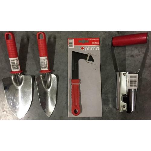 Partij tuingereedschap