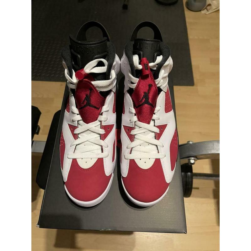 Nike air jordan 6 retro carmine maat 44