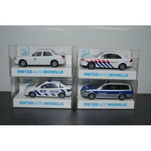 Lot 1L) 1:87 Rietze Ford Focus, Ford Mondeo / MIB!