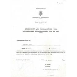 permis de transport Nat / INT / permis commissaire aux trans