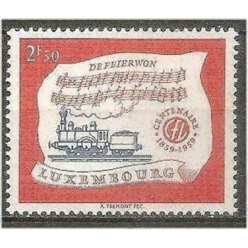 Luxemburg 1959 - Yvert 569 - 100 jaar Spoorwegen (PF)