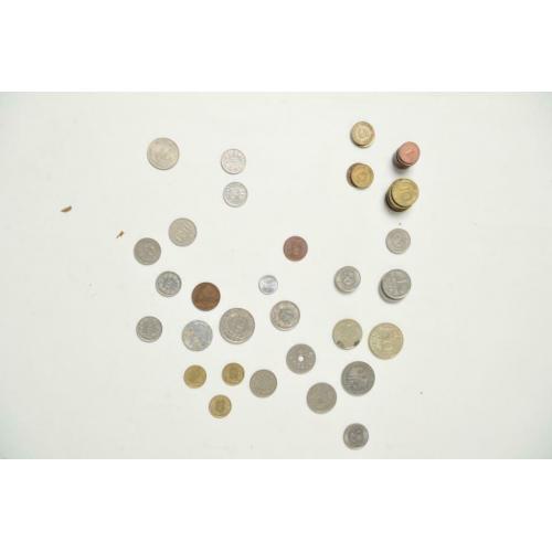 Verschillende munten buitenland