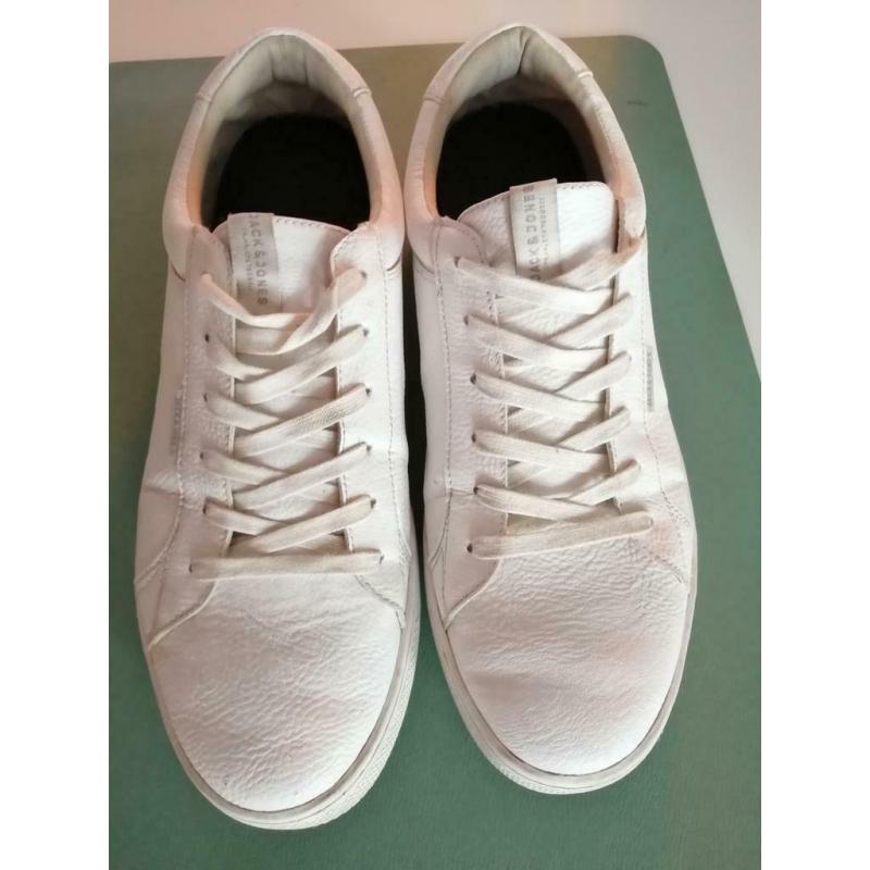 Jack & Jones maat 44 witte sneakers