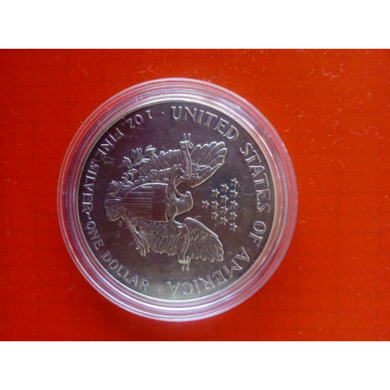 Zilveren munt Eagle 1oz. 1993