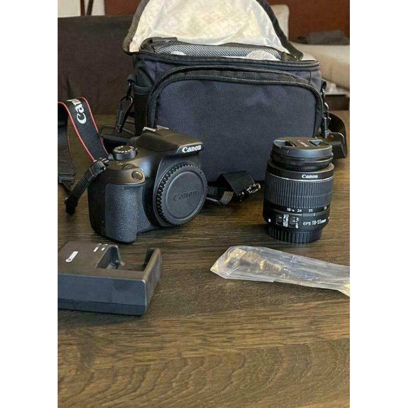 Canon rebel T6 DLSR avec un objectif de sac, carte SD 16 Go