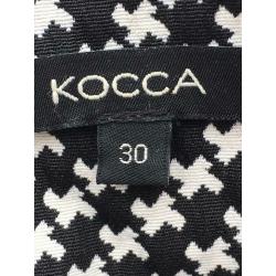 Jupe courte motif noir et blanc