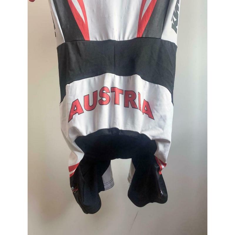Snelpak tijdritpak wielertenue Austria Oostenrijk skinsuit