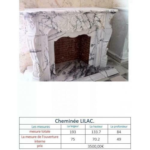 Cheminée en marbre naturelle fait à la main