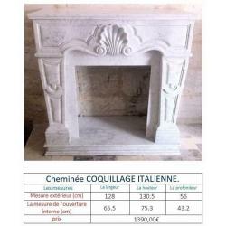 Cheminée en marbre naturelle fait à la main