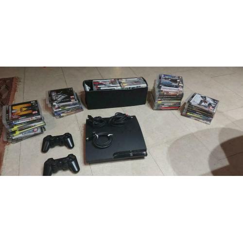 Ps3+2controllers+49games+hdmi kabel