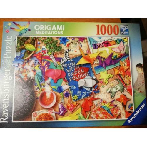 Leuke puzzel van ravensburger 1000 stuks