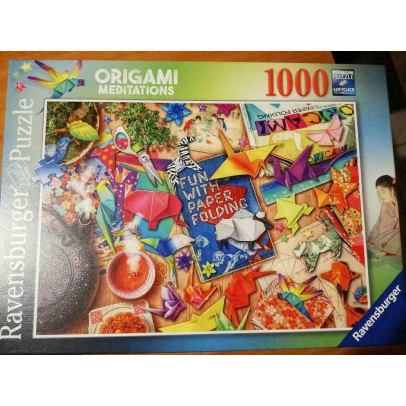 Leuke puzzel van ravensburger 1000 stuks
